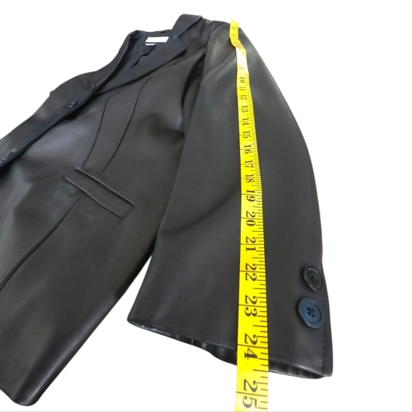 Preston & York Genuine Lamb Skin Leather Coat/ Jacket Buttery Soft Size 3X Black - Picture 7 of 16